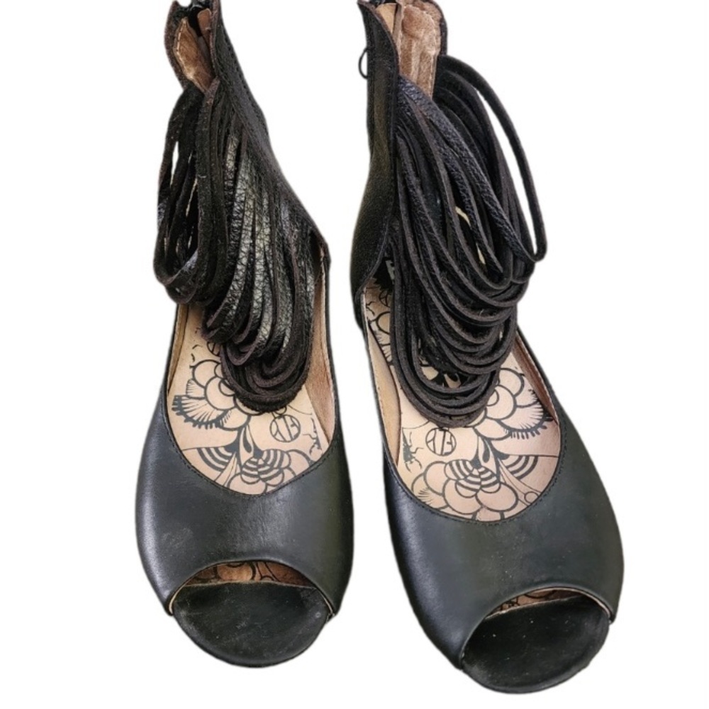 Fly London Back Zip Flats